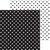 Doodlebug Design - 12 x 12 Double Sided Paper - Swiss Dot Petite Prints - Beetle Black