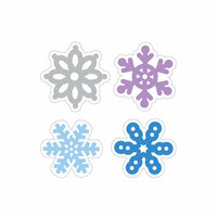 Doodlebug Design - Polar Pals Collection - Cardstock Stickers - Sweet Rolls - Mini Icons - Flurry
