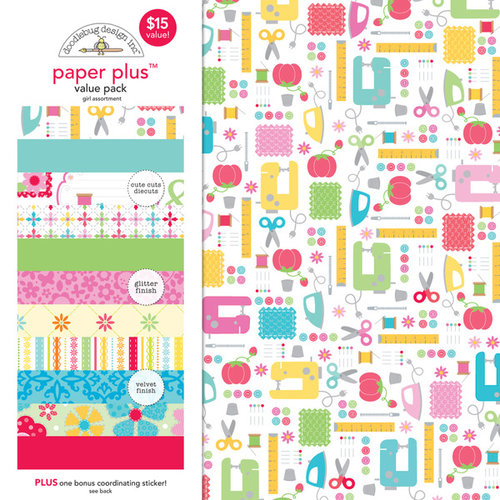 Doodlebug Design - Paper Plus Value Pack -Girl