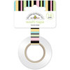 Doodlebug Design - Kitten Smitten Collection - Washi Tape - Licorice Stripe