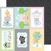 Doodlebug Design - Kitten Smitten Collection - 12 x 12 Double Sided Paper - Black Blossoms