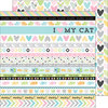 Doodlebug Design - Kitten Smitten Collection - 12 x 12 Double Sided Paper - Calico Crush