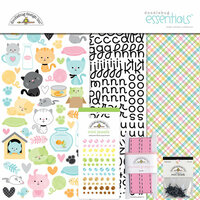 Doodlebug Design - Kitten Smitten Collection - Essentials Kit