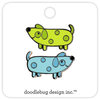 Doodlebug Design - Puppy Love Collection - Collectible Pins - Weenies