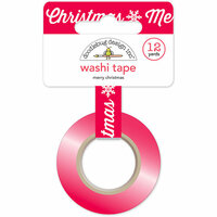 Doodlebug Design - Here Comes Santa Claus Collection - Christmas - Washi Tape - Merry Christmas
