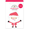 Doodlebug Design - Here Comes Santa Claus Collection - Christmas - Doodle-Pops - 3 Dimensional Cardstock Stickers - Ho Ho Ho