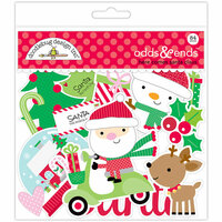 Doodlebug Design - Here Comes Santa Claus Collection - Christmas - Odds and Ends - Die Cut Cardstock Pieces