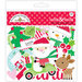 Doodlebug Design - Here Comes Santa Claus Collection - Christmas - Odds and Ends - Die Cut Cardstock Pieces