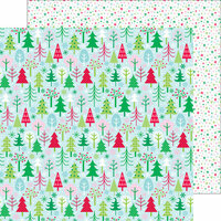 Doodlebug Design - Here Comes Santa Claus Collection - Christmas - 12 x 12 Double Sided Paper - Tis' the Season