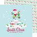 Doodlebug Design - Here Comes Santa Claus Collection - Christmas - 12 x 12 Double Sided Paper - Frosty Flakes