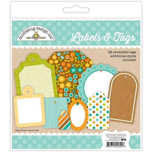 Doodlebug Design - Flea Market Collection - Labels and Tags