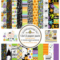 Doodlebug Design - Boos and Brews Collection - Halloween - 12 x 12 Paper Pack
