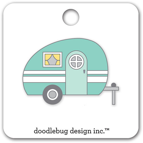 Doodlebug Design - Flea Market Collection - Collectible Pins - Glamper