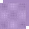 Doodlebug Design - 12 x 12 Double Sided Paper - Gingham and Linen Petite Prints - Orchid