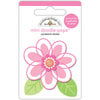 Doodlebug Design - Spring Things Collection - Doodle-Pops - 3 Dimensional Cardstock Stickers - Dainty Daisy