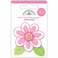 Doodlebug Design - Spring Things Collection - Doodle-Pops - 3 Dimensional Cardstock Stickers - Dainty Daisy