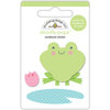 Doodlebug Design - Spring Things Collection - Doodle-Pops - 3 Dimensional Cardstock Stickers - Froggy