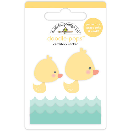 Doodlebug Design - Easter Express Collection - Doodle-Pops - 3 Dimensional Cardstock Stickers - Duckies