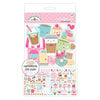 Doodlebug Design - Cream and Sugar Collection - Odds and Ends - Die Cut Cardstock Pieces