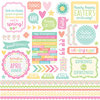 Doodlebug Design - Spring Things Collection - 12 x 12 Cardstock Stickers - This and That