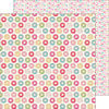 Doodlebug Design - Cream and Sugar Collection - 12 x 12 Double Sided Paper - Donut Shoppe