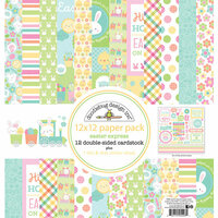 Doodlebug Design - Easter Express Collection - 12 x 12 Paper Pack