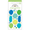 Doodlebug Design - Dragon Tails Collection - Sprinkles - Self Adhesive Enamel Shapes - Balloons