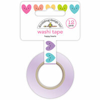 Doodlebug Design - Fairy Tales Collection - Washi Tape - Happy Hearts
