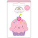 Doodlebug Design - Fairy Tales Collection - Doodle-Pops - 3 Dimensional Cardstock Stickers - Cute Cake