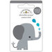 Doodlebug Design - At the Zoo Collection - Doodle-Pops - 3 Dimensional Cardstock Stickers - Eddie Elephant