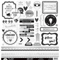 Doodlebug Design - Hats Off Collection - Cardstock Stickers - This and That with Foil Accents