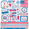 Doodlebug Design - Yankee Doodle Collection - Cardstock Stickers - This and That