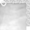 Doodlebug Design - Hats Off Collection - 12 x 12 Double Sided Paper with Foil Accents - Sterling Stripes