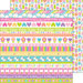 Doodlebug Design - Fairy Tales Collection - 12 x 12 Double Sided Paper - Sweet Celebration