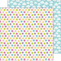 Doodlebug Design - Fairy Tales Collection - 12 x 12 Double Sided Paper - Princess Polka-Dots