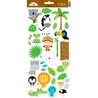 Doodlebug Design - At the Zoo Collection - Cardstock Stickers - Icons 2