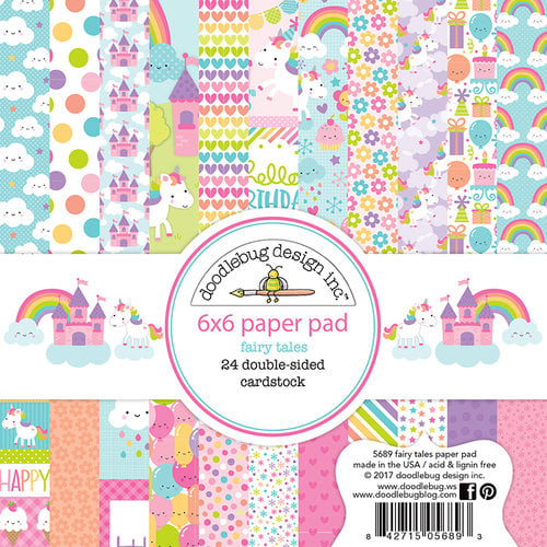 Doodlebug Design - Fairy Tales Collection - 6 x 6 Paper Pad