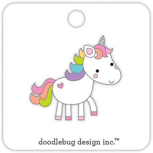 Doodlebug Design - Fairy Tales Collection - Collectible Pins - Unicorn