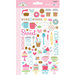 Doodlebug Design - Cream and Sugar Collection - Cardstock Stickers - Mini Icons