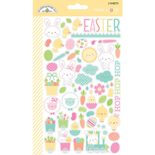 Doodlebug Design - Easter Express Collection - Cardstock Stickers - Mini Icons