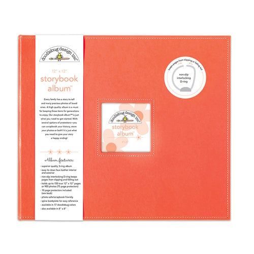 Doodlebug Storybook Album 12x12 - Lilac Scrapbook With Page Protectors & Photo Window (12 Pages Included) - View #6