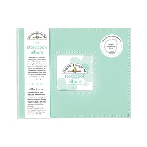 Doodlebug Design - 8 x 8 Storybook Album - Mint