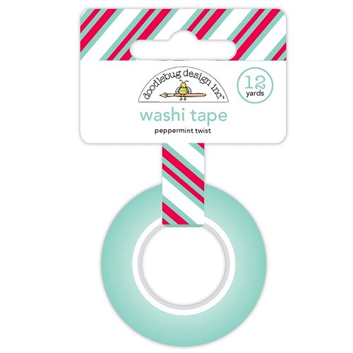 Doodlebug Design - Milk and Cookies Collection - Christmas - Washi Tape - Peppermint Twist