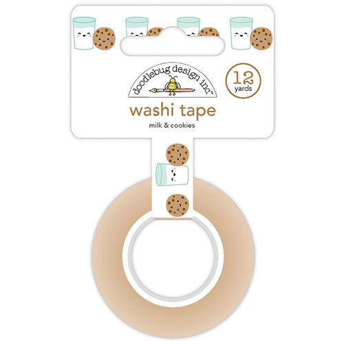 Doodlebug Design - Milk and Cookies Collection - Christmas - Washi Tape - Milk and Cookies