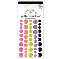 Doodlebug Design - Booville Collection - Halloween - Glitter Sprinkles - Self Adhesive Enamel Dots - Halloween Assortment