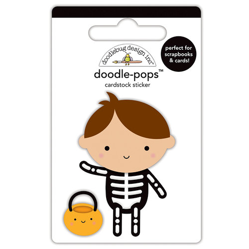 Doodlebug Design - Booville Collection - Halloween - Doodle-Pops - 3 Dimensional Cardstock Stickers - X-Ray