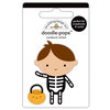 Doodlebug Design - Booville Collection - Halloween - Doodle-Pops - 3 Dimensional Cardstock Stickers - X-Ray