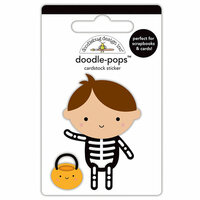 Doodlebug Design - Booville Collection - Halloween - Doodle-Pops - 3 Dimensional Cardstock Stickers - X-Ray