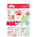 Doodlebug Design - Milk and Cookies Collection - Christmas - Odds and Ends - Die Cut Cardstock Pieces