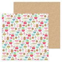 Doodlebug Design - Milk and Cookies Collection - Christmas - 12 x 12 Double Sided Paper - Santa's Sweets